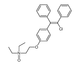 克罗米芬N-氧化物结构式