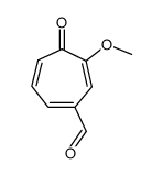 6-methoxy-5-oxo-cyclohepta-1,3,6-trienecarbaldehyde Structure