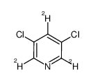 3,5-dichloropyridine-2,4,6-d3 Structure