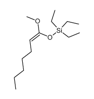 Z methoxy-1 triethylsilyloxy-1 heptene-1结构式