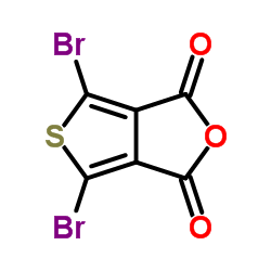 2,5-二溴-3,4-噻吩二酸酐结构式