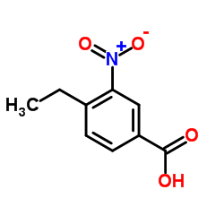 4-乙基-3-硝基苯甲酸结构式