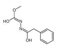 methyl N-[(2-phenylacetyl)amino]carbamate结构式