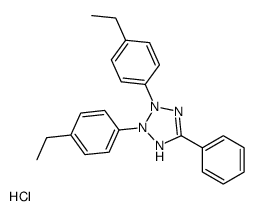 2,3-双(4-乙苯基)-5-苯基氯化四氮唑结构式