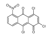 5-nitro-2,4,9-trichloro-1,10-anthraquinone结构式