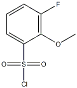 3-氟-2-甲氧基苯磺酰氯结构式
