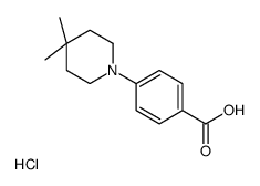 4-(4,4-二甲基哌啶-1-基)苯甲酸盐酸盐结构式