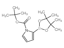 1-Boc-吡咯-2-硼酸频那醇酯结构式