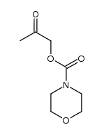2-oxopropyl N,N-(oxodiethyl)carbamate结构式