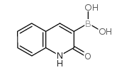 2-羟基喹啉-3-基硼酸结构式