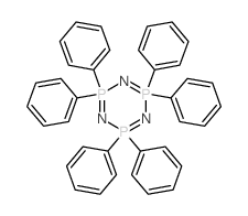 Hexaphenyl cyclotriphosphazene Structure