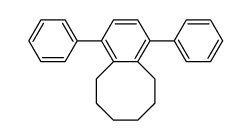 1,4-diphenyl-5,6,7,8,9,10-hexahydrobenzo[8]annulene Structure