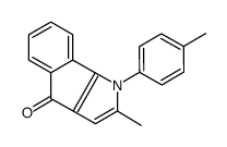 2-methyl-1-(4-methylphenyl)indeno[1,2-b]pyrrol-4-one Structure