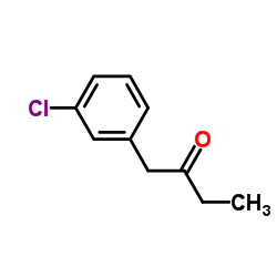 1-(3-氯苯基)丁烷-2-酮结构式