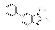 2-氯-1-甲基-6-苯基咪唑并[4,5-b]吡啶结构式