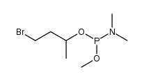 4-bromobutan-2-yl methyl dimethylphosphoramidite结构式