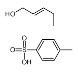 4-methylbenzenesulfonic acid,pent-2-en-1-ol结构式