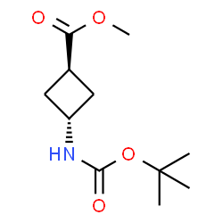 3-{[((叔丁氧基)羰基]氨基}环丁烷-1-甲酸甲酯图片