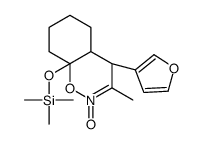 [(4S,4aS,8aR)-4-(furan-3-yl)-3-methyl-2-oxido-4,4a,5,6,7,8-hexahydro-1,2-benzoxazin-2-ium-8a-yl]oxy-trimethylsilane结构式