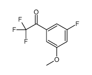 2,2,2-三氟-1-(3-氟-5-甲氧基苯基)乙酮结构式