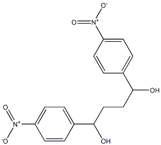 1,4-二(4-硝基苯基)-1,4-丁二醇结构式