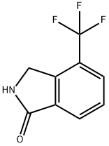 4-(三氟甲基)异吲哚啉-1-酮结构式