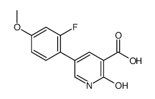 5-(2-fluoro-4-methoxyphenyl)-2-oxo-1H-pyridine-3-carboxylic acid Structure