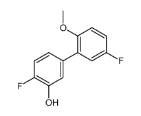2-fluoro-5-(5-fluoro-2-methoxyphenyl)phenol Structure
