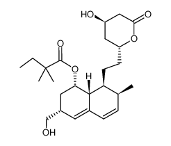 6'-hydroxymethyl simvastatin structure