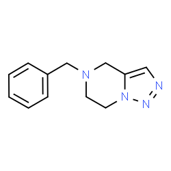 5-苄基-4,5,6,7-四氢-[1,2,3]三唑并[1,5-A]吡嗪结构式