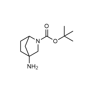 4-氨基-2-氮杂双环[2.2.1]庚烷-2-羧酸叔丁酯结构式
