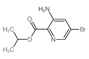 3-氨基3-氨基-5-溴吡啶-2-羧酸丙酯结构式