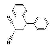 2-(2,2-diphenylethyl)propanedinitrile结构式