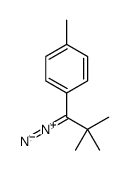 1-(1-diazo-2,2-dimethylpropyl)-4-methylbenzene Structure