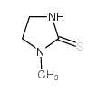 2-巯基-1-甲基咪唑(甲硫咪唑)结构式