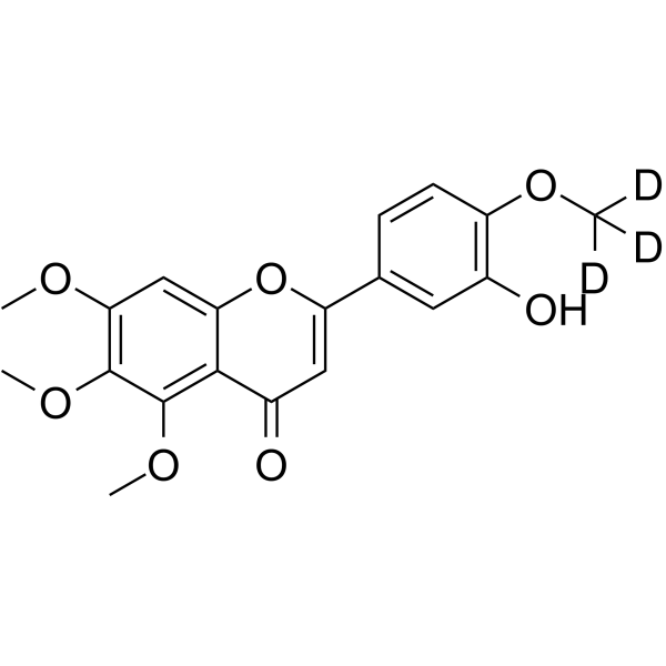 Eupatorin-d3 5-Methyl Ether结构式