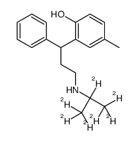 2-[3-(1,1,1,2,3,3,3-heptadeuteriopropan-2-ylamino)-1-phenylpropyl]-4-methylphenol Structure