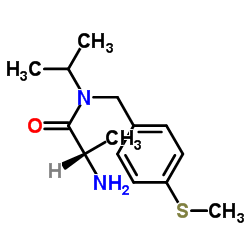 N-Isopropyl-N-[4-(methylsulfanyl)benzyl]-L-alaninamide Structure
