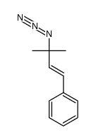 (E)-(3-azido-3-methylbut-1-enyl)benzene结构式
