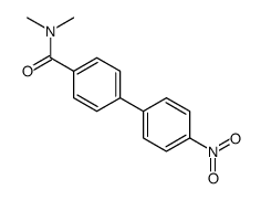N,N-dimethyl-4-(4-nitrophenyl)benzamide结构式