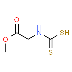 Glycine, N-(dithiocarboxy)-, 1-methyl ester (9CI) Structure