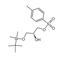 (S)-1-(tert-butyldimethylsilyl)oxy-3-(p-toluenesulfonyl)oxy-2-propanol Structure