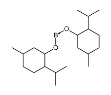 bis[(5-methyl-2-propan-2-ylcyclohexyl)oxy]boron结构式