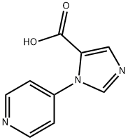 1-(吡啶-4-基)-1H-咪唑-5-羧酸结构式