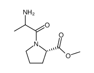 1-Ξ-alanyl-L-proline methyl ester结构式