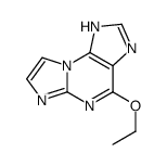 (9ci)-4-乙氧基-1H-咪唑并[2,1-b]嘌呤结构式