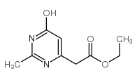 6-羟基-2-甲基-嘧啶-4-乙酸乙酯结构式