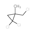 Cyclopropane,1,1-dichloro-2-(chloromethyl)-2-methyl- Structure