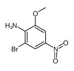 2-bromo-6-Methoxy-4-nitrobenzenamine结构式