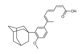 (2E,4E,6E)-7-[3-(1-adamantyl)-4-methoxyphenyl]octa-2,4,6-trienoic acid结构式
